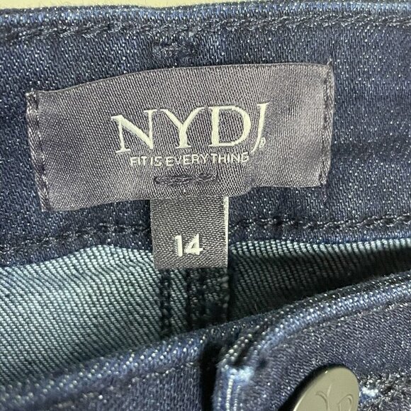 NWT NYDJ the Barbara Bootcut Dark Wash Lift &‎ Tuck Technology Size 14 - Picture 7 of 8